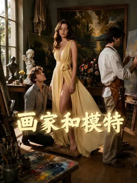 黄豆短剧《画家和模特》剧情海报